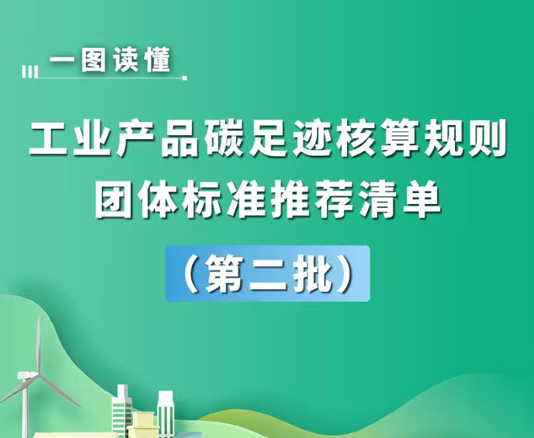 一图读懂《工业产品碳足迹核算规则团体标准推荐清单(第二批)》